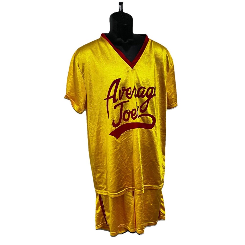 Spirit Halloween DodgeBall Average Joe’s Costume Shirt Shorts Set Adult XL EUC